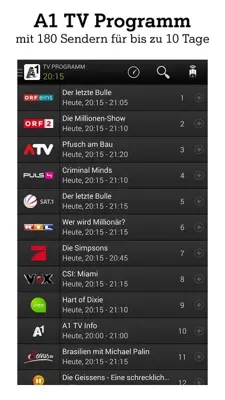 A1 TV android App screenshot 3